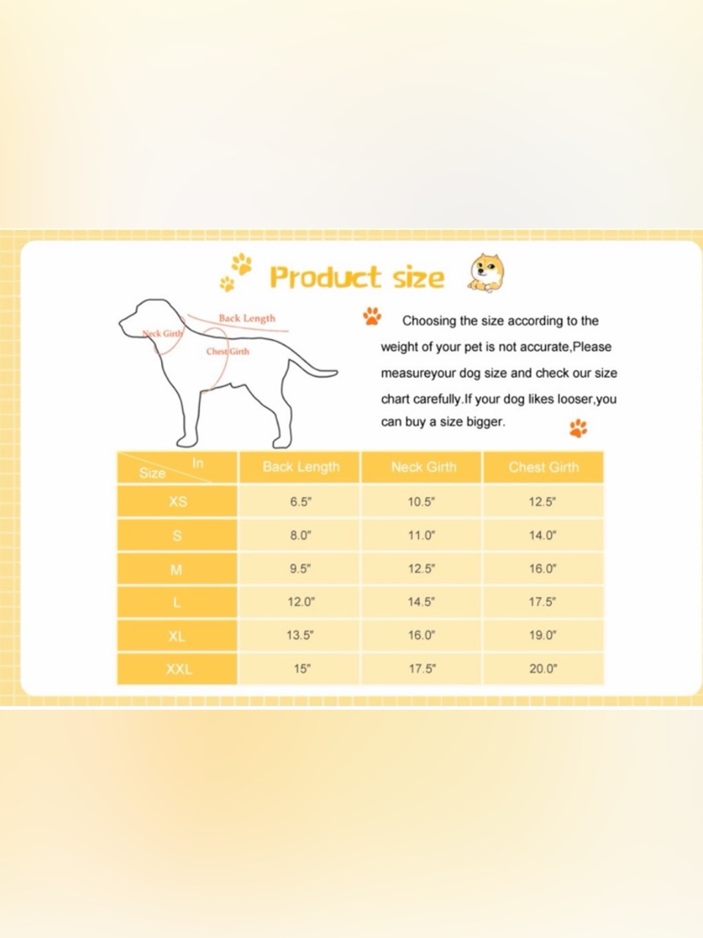 Embroidered Cherry Denim Dog Jacket - Dark Blue - Picture 7 of 7